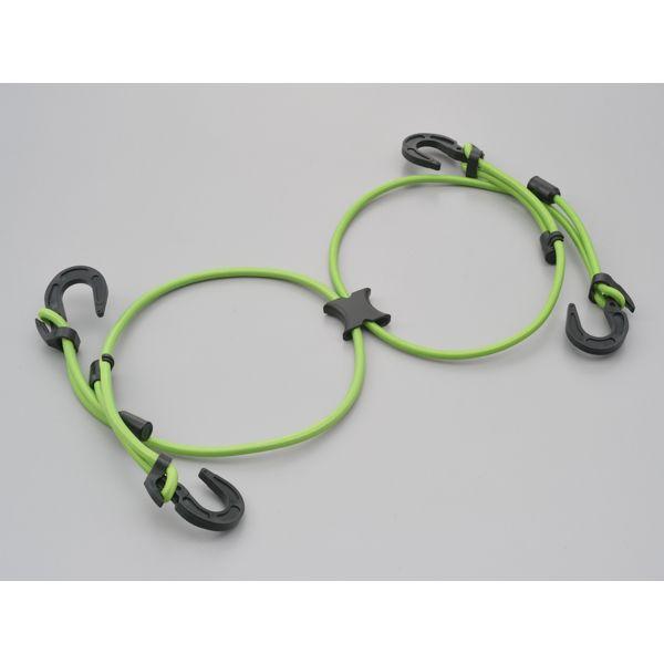 デイトナ DAYTONA 72220 ストレッチコード エックスタイプ グリーン ライムグリーン ストレッチコードXエックス