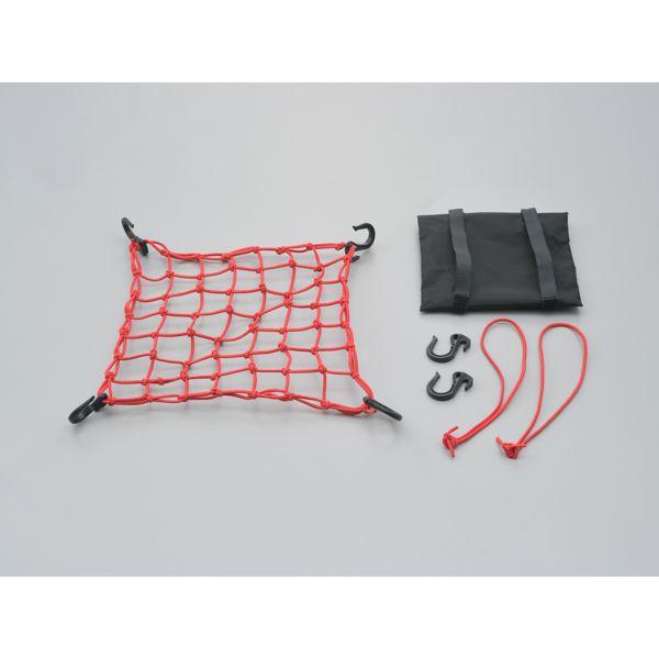 デイトナ DAYTONA 73388 ポーチ付きネットフック M レッド Mサイズ ポーチツキネットフック バイク用