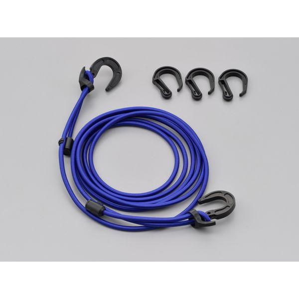 デイトナ DAYTONA 73401 ストレッチコードフック 3．5m ブルー 3500mm バイク用 ブルー73401