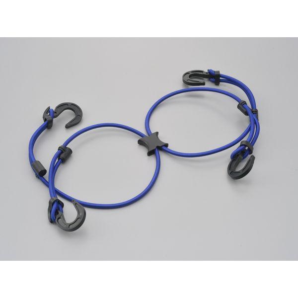 デイトナ DAYTONA 73403 ストレッチコード エックスタイプ ブルー ストレッチコードXエックス バイク用