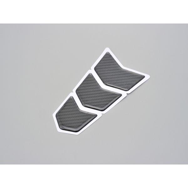 デイトナ DAYTONA 96100 タンクパッド ポッティングタイプ 3ピースS Sサイズ カーボン調