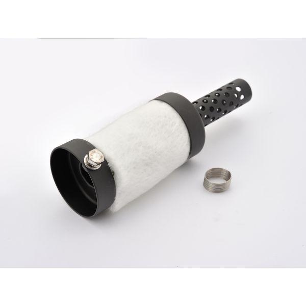 デイトナ DAYTONA 96264 インナーサイレンサー φ52．5ショートタイプグラスウール消音 スチール