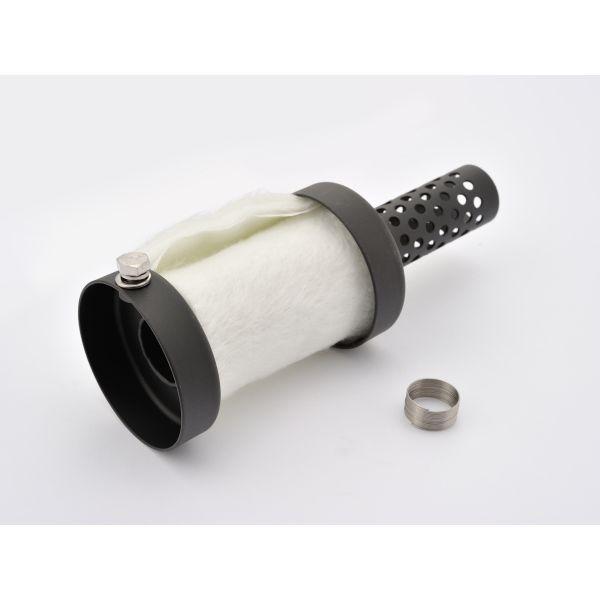 デイトナ DAYTONA 96268 インナーサイレンサー φ62．5ショートタイプグラスウール消音 スチール