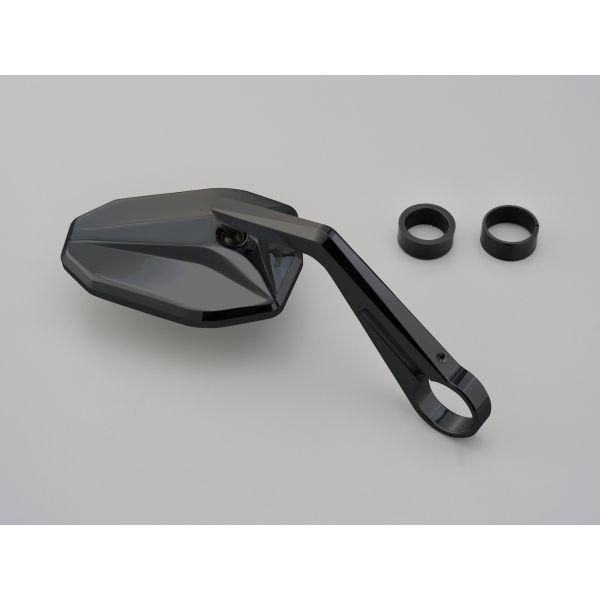 デイトナ DAYTONA 96693 HIGHSIDER バーエンドミラー ヴィクトリー／ブラック 別売バーエンドミラーアダプター必要