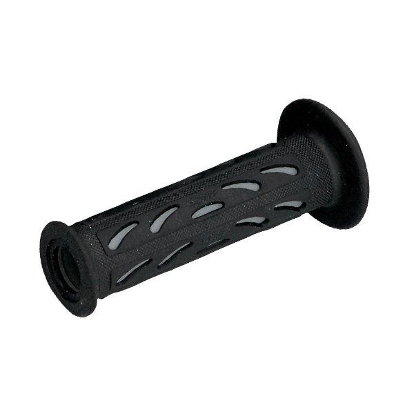 デイトナ DAYTONA 98068 PRO－GRIP スーパーバイクグリップ＃724 耐震GEL 120mm 貫通 ブラック／グレー