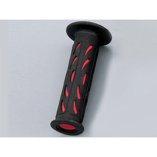 デイトナ DAYTONA 98076 PRO－GRIP ショートタイプ＃724Mini 耐震GEL 115mm 貫通 ブラック／レッド