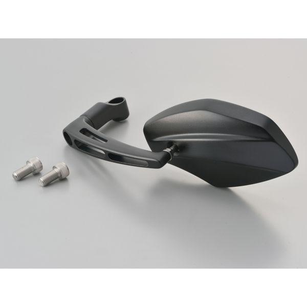 デイトナ DAYTONA 98917 パラレルミラー ヘキサゴン 左用 ブラストブラック パラレルミラーヘキサゴン バイク用