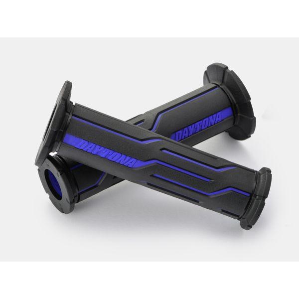 デイトナ DAYTONA 99270 GRIPPY GRIP GG－D－LINE ブラック×ブルー 120mm