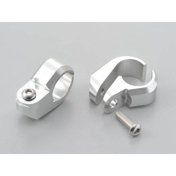 デイトナ DAYTONA 99444 アクセサリークロスバー用クランプセット シルバー バイク用 電子機器マウント類