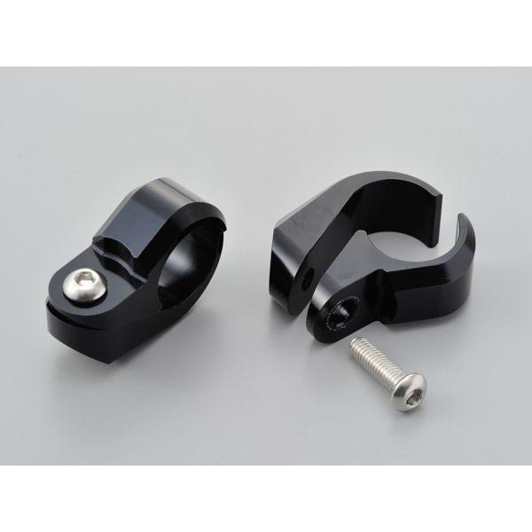 デイトナ DAYTONA 99445 アクセサリークロスバー用クランプセット ブラック ACクロスバークランプ99445