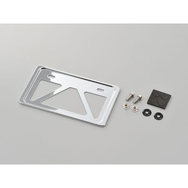デイトナ DAYTONA 99629 軽量ナンバープレートホルダー クローム Sサイズ 原付用角型 リフレクター無し 汎用