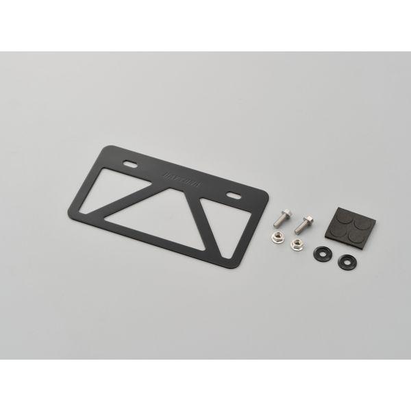 デイトナ DAYTONA 99638 軽量ナンバープレートスタビライザー ブラック Sサイズ 原付用角型 リフレクター無し 汎用