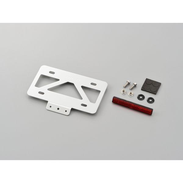 デイトナ DAYTONA 99641 軽量ナンバープレートスタビライザー リフレクター付き クリアー Sサイズ 原付用角型 汎用