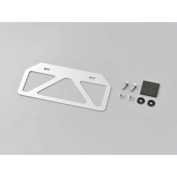 デイトナ DAYTONA 99659 軽量ナンバープレートスタビライザー クリアー Mサイズ 原付用山型 リフレクター無し 汎用