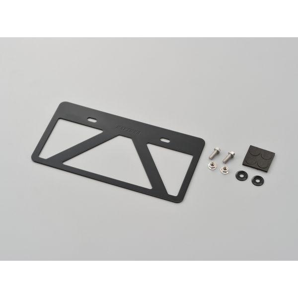 デイトナ DAYTONA 99678 軽量ナンバープレートスタビライザー ブラック Lサイズ 126cc以上用 リフレクター無し