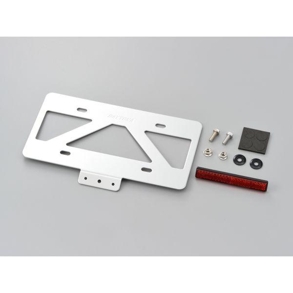 デイトナ DAYTONA 99681 軽量ナンバープレートスタビライザー リフレクター付き クリアー Lサイズ 126cc以上用