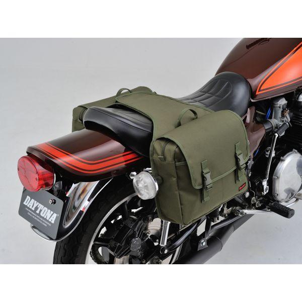 デイトナ DAYTONA 99704 振り分けサドルバッグ DHS－12 ヘンリービギンズ HB 振り分けサドルバッグMIL