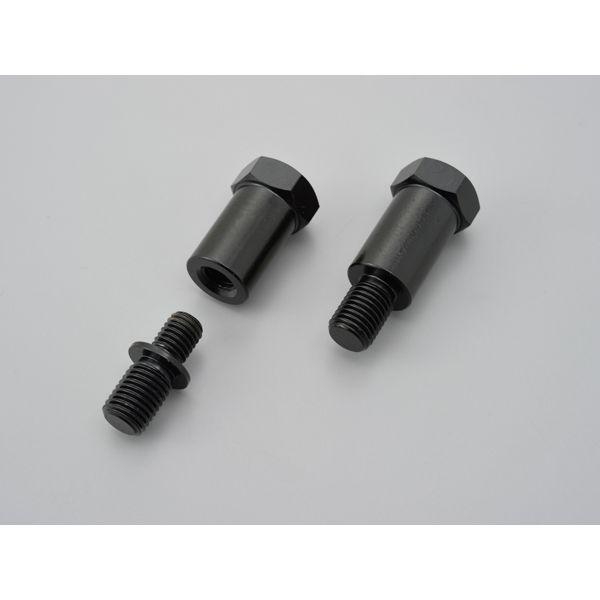 デイトナ DAYTONA 99784 衝撃緩衝装置付きミラーアダプター ブラック M10ヤマハ用 バイク用