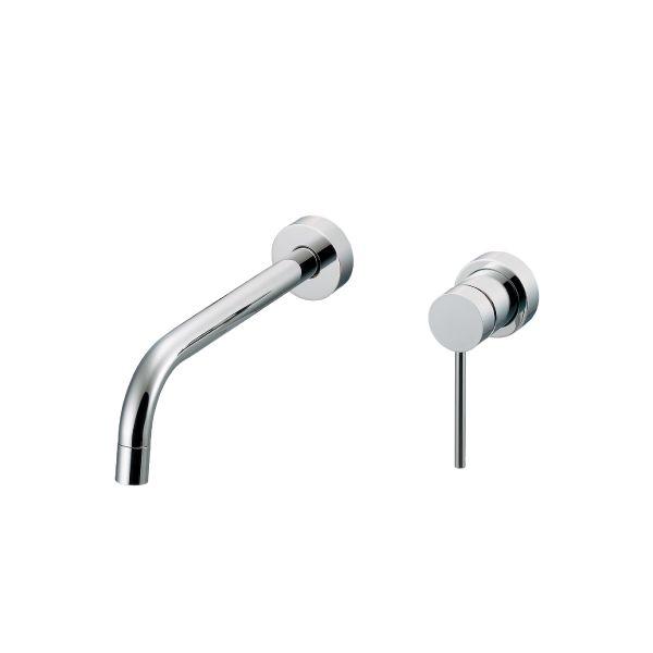 カクダイ 193-001 壁付シングルレバー混合栓 193001 ブレードホース VARUNA 水栓金具【キャンセル不可】