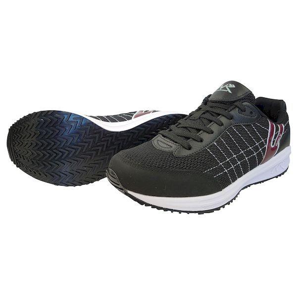 日進ゴム 4932807081240 ＨｙｐｅｒＶ ＃００５ ブラック ２６．５ｃｍ 滑らない靴 搭載スニーカー ウォーキングシューズにも レディース