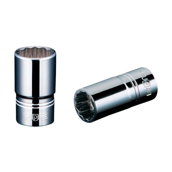 ネプロス NB2M-10W ６．３ｓｑ．セミディープソケット 十二角 対辺寸法１０ｍｍ 全長３０ｍｍ NB2M10W