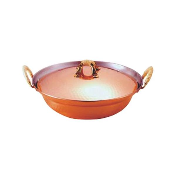 4518160000465 新光金属 銅槌目入れよせ鍋 27cm S－1055M 純銅よせ鍋 新光堂 鎚目入れ ちり鍋