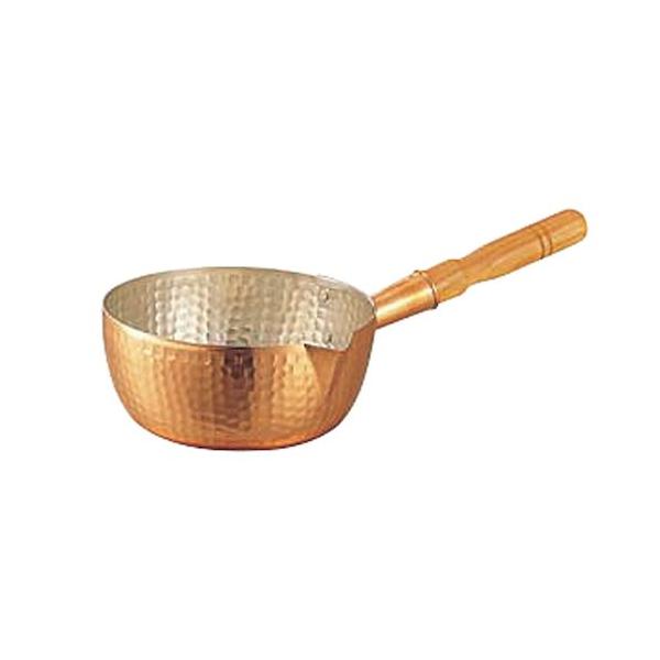 【1個入】4571151420598 丸新銅器 銅雪平鍋 21cm 2．2L 銅製雪平鍋 AYK07021 業務用 行平鍋 片手鍋 銅鍋