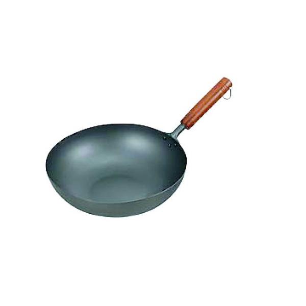 純チタン 木柄 いため鍋 30cm