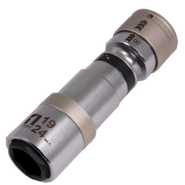 イチネンアクセス 旧イチネンMTM 19855 QCソケット ダブル 19／24 首振 6角