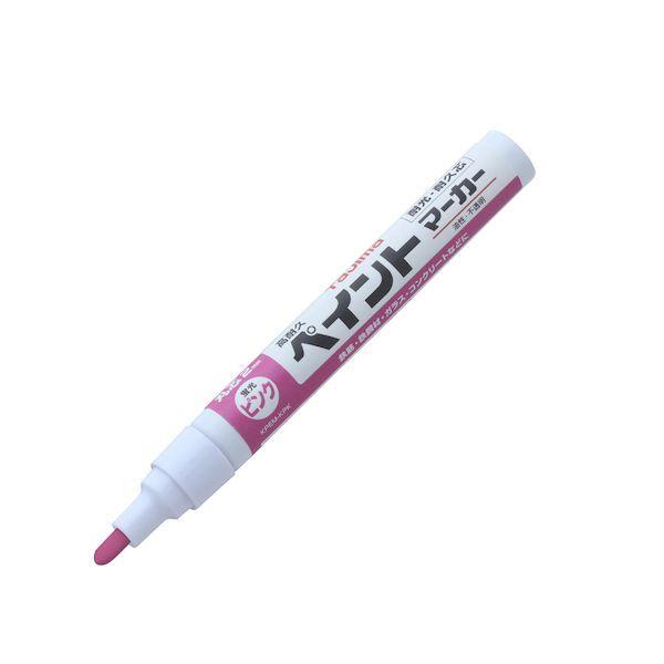 TJMデザイン タジマ KPEMKPK 高耐久ペイントマーカー蛍光ピンク中字・丸芯