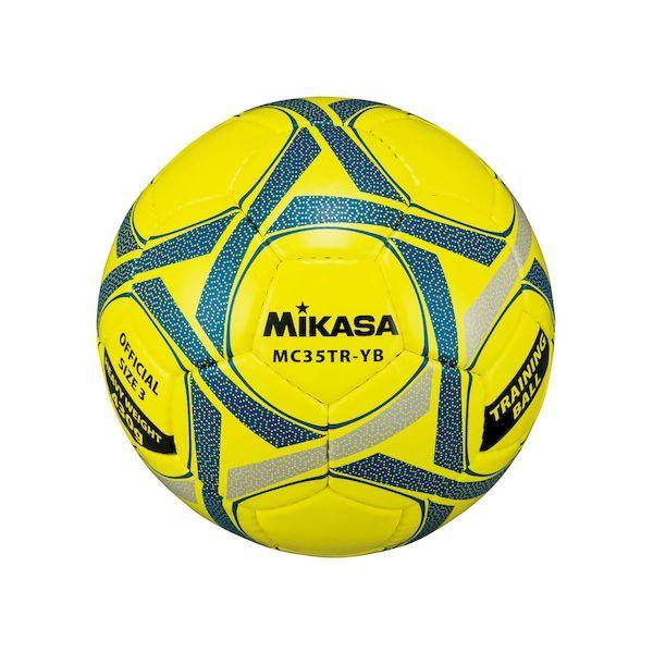 他サイト： ミカサ MIKASA 4907225029129 MC35TR−YB サッカートレーニングボール3号 430g 黄青の商品画像