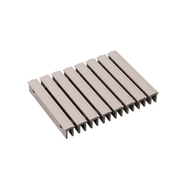 シマブン GAPR-25W250-B プール用樹脂グレーチング ノンスリップタイプ 曲線用 色：ベージュ GAPR25W250B