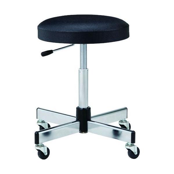 ノーリツ TL-6L-Z 作業用チェア ゴムキャスター付 ブラック TL6LZBK