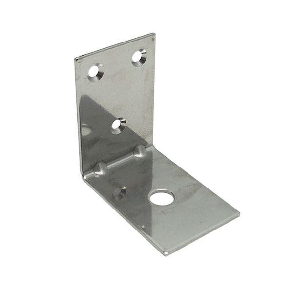 山口安製作所 4981601002739 S－110 ステン エクボアングル 60X60mm ボルト穴径10Φ