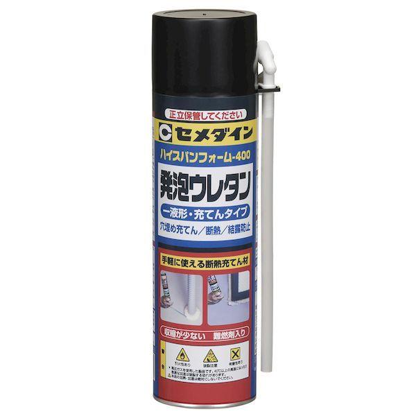セメダイン 4901761387460 SE－118 充てん材 発泡ウレタン ハイスパンフォーム 400g 400ml