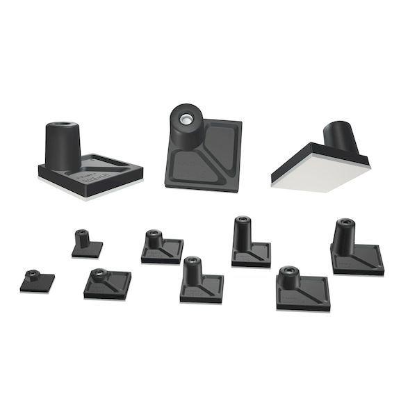 タカチ AST2.5-10B-P 直送 代引不可 ナット入り貼付スペーサー AST2.510BP 100入