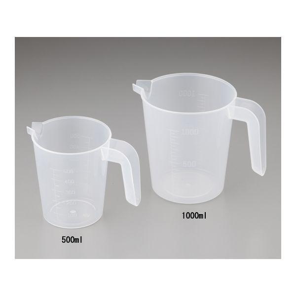 アズワン 1-2922-02 計量カップ1000ml【1個】 1292202 スペースレス 4582415780839 日産化学