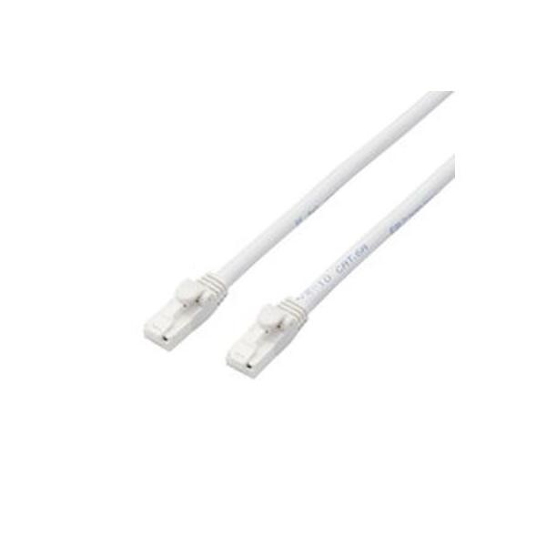 エレコム ELECOM LD-GPAT/WH15/RS Cat6A LANケーブル 15m LDGPAT/WH15/RS