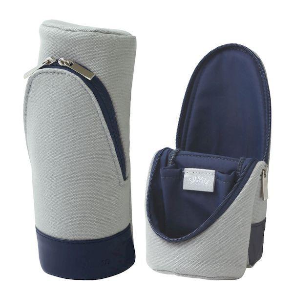 ソニック UT-4037-GL ユートリム スマ・スタ キャンバス地 立つペンケー UT4037GL 立つペンケース グレー