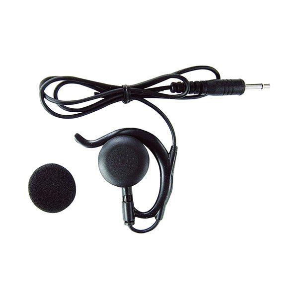 EME67B ＤＪＰＸ５用耳掛け型ストレートコードイヤホン黒 3814514 アルインコ ストレートコード