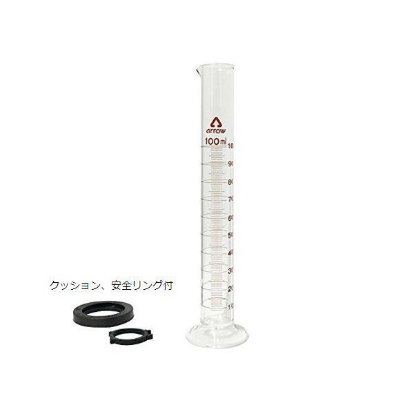アズワン 6-231-06 メスシリンダー100ml 硬化ガラス【1個】 623106