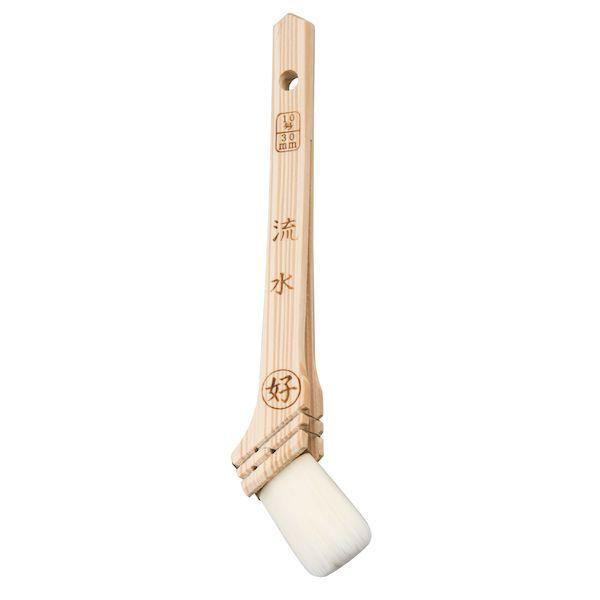 好川産業 4957549114018 白毛 ナイロン刷毛 流水 10号30mm