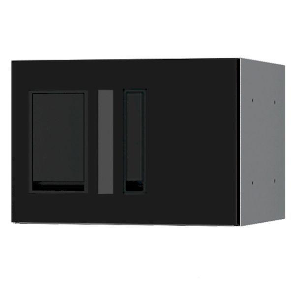 ナスタ NASTA KS-TLP28R-2AN-BK 直送 代引不可 宅配ボックス プチ宅 防水型 W280シリーズ ブラック 捺印付 H200タイプ