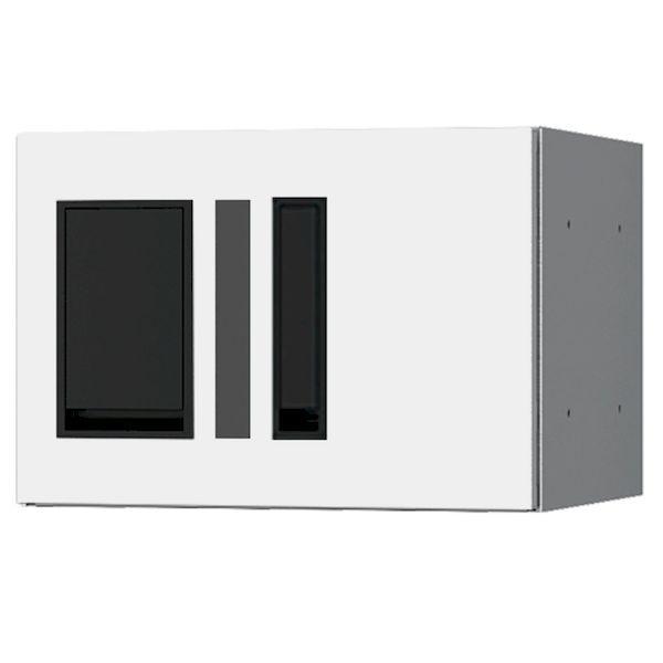 ナスタ NASTA KS-TLP28R-2AN-W 直送 代引不可 宅配ボックス プチ宅 防水型 W280シリーズ ホワイト 捺印付 H200タイプ