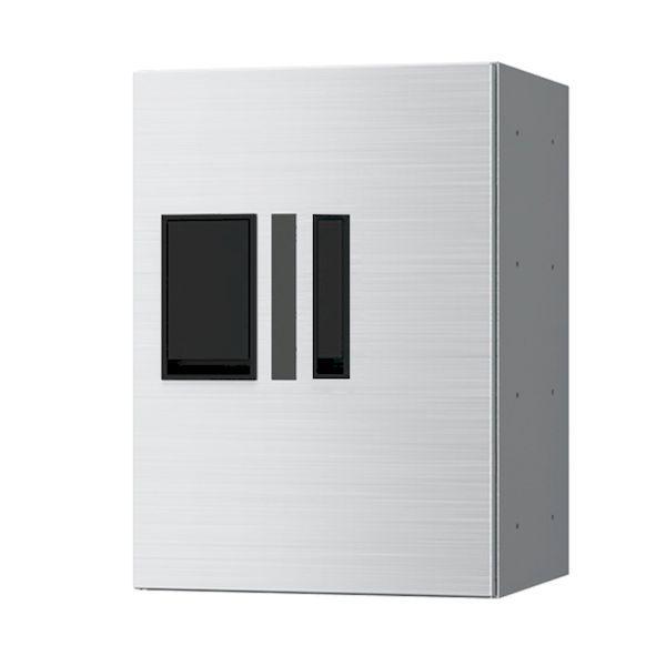 ナスタ NASTA KS-TLP28R-4AN-S 直送 代引不可 宅配ボックス プチ宅 防水型 W280シリーズ ステンレスヘアーライン 捺印付 H