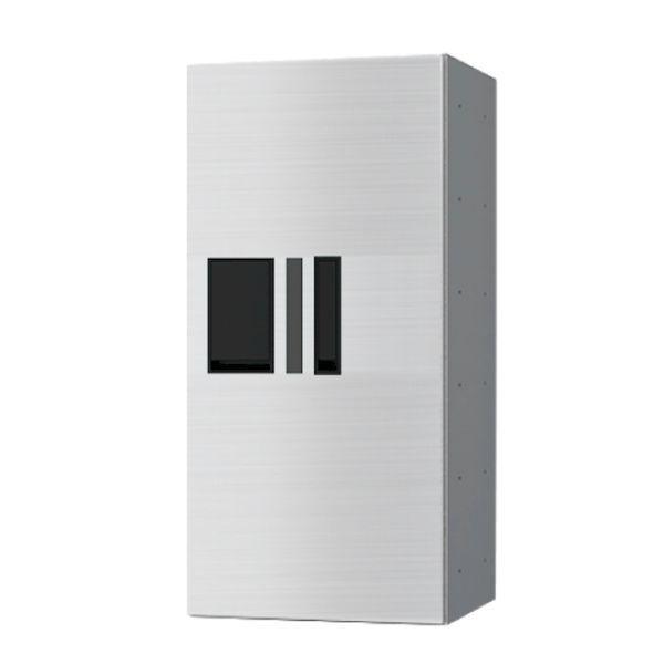 ナスタ NASTA KS-TLP28R-6AN-S 直送 代引不可 宅配ボックス プチ宅 防水型 W280シリーズ ステンレスヘアーライン 捺印付 H