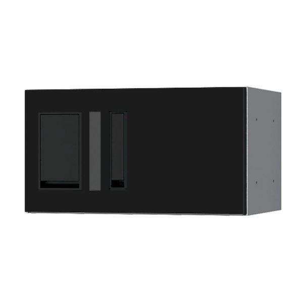 ナスタ NASTA KS-TLP36R-2AN-BK 直送 代引不可 宅配ボックス プチ宅 防水型 W360シリーズ ブラック 捺印付 H200タイプ