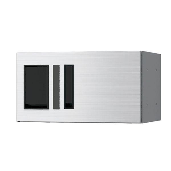 ナスタ NASTA KS-TLP36R-2AN-S 直送 代引不可 宅配ボックス プチ宅 防水型 W360シリーズ ステンレスヘアーライン 捺印付 H