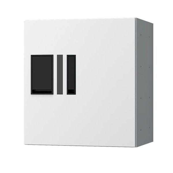 ナスタ NASTA KS-TLP36R-4AN-W 直送 代引不可 宅配ボックス プチ宅 防水型 W360シリーズ ホワイト 捺印付 H400タイプ