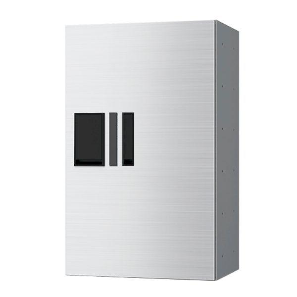 ナスタ NASTA KS-TLP36R-6AN-S 直送 代引不可 宅配ボックス プチ宅 防水型 W360シリーズ ステンレスヘアーライン 捺印付 H